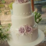 Full wedding cake at Wentbridge House Hotel